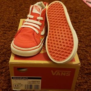 Limited addition fruit SK8 high top Van's